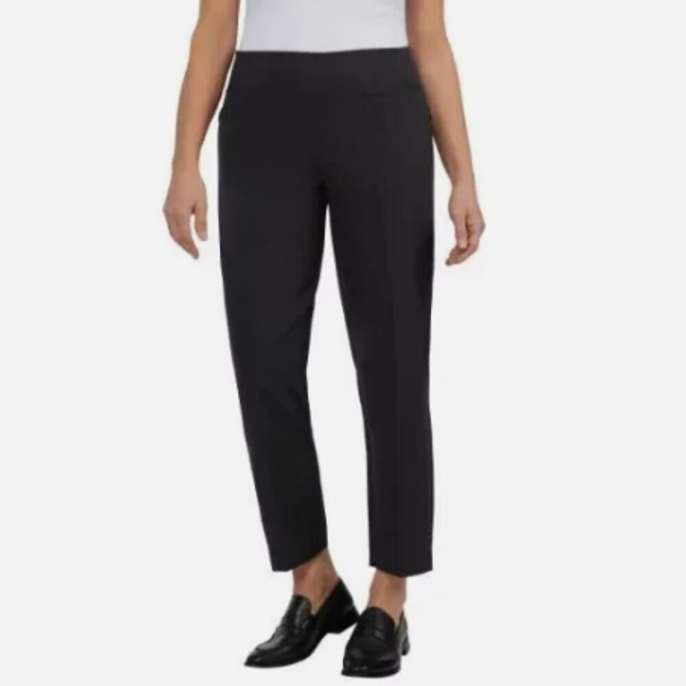 NEW Kirkland Signature Ladies Ankle Women's L Pants Black 4-Way Stretch H809